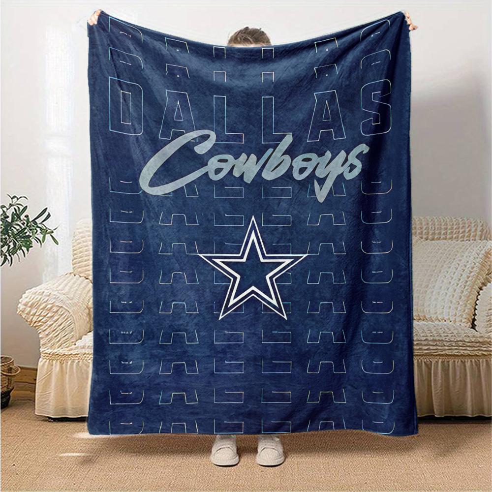1pc Blanket - Dallas Cowboys Print Design,Lightweight Blanket for Sofa,Bed- Soft &Warm,Gift for All Seasons