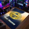 Crystal Velvet Rug Fenerbahçe FC Print Custom Name Text Floor Mat Home Decor
