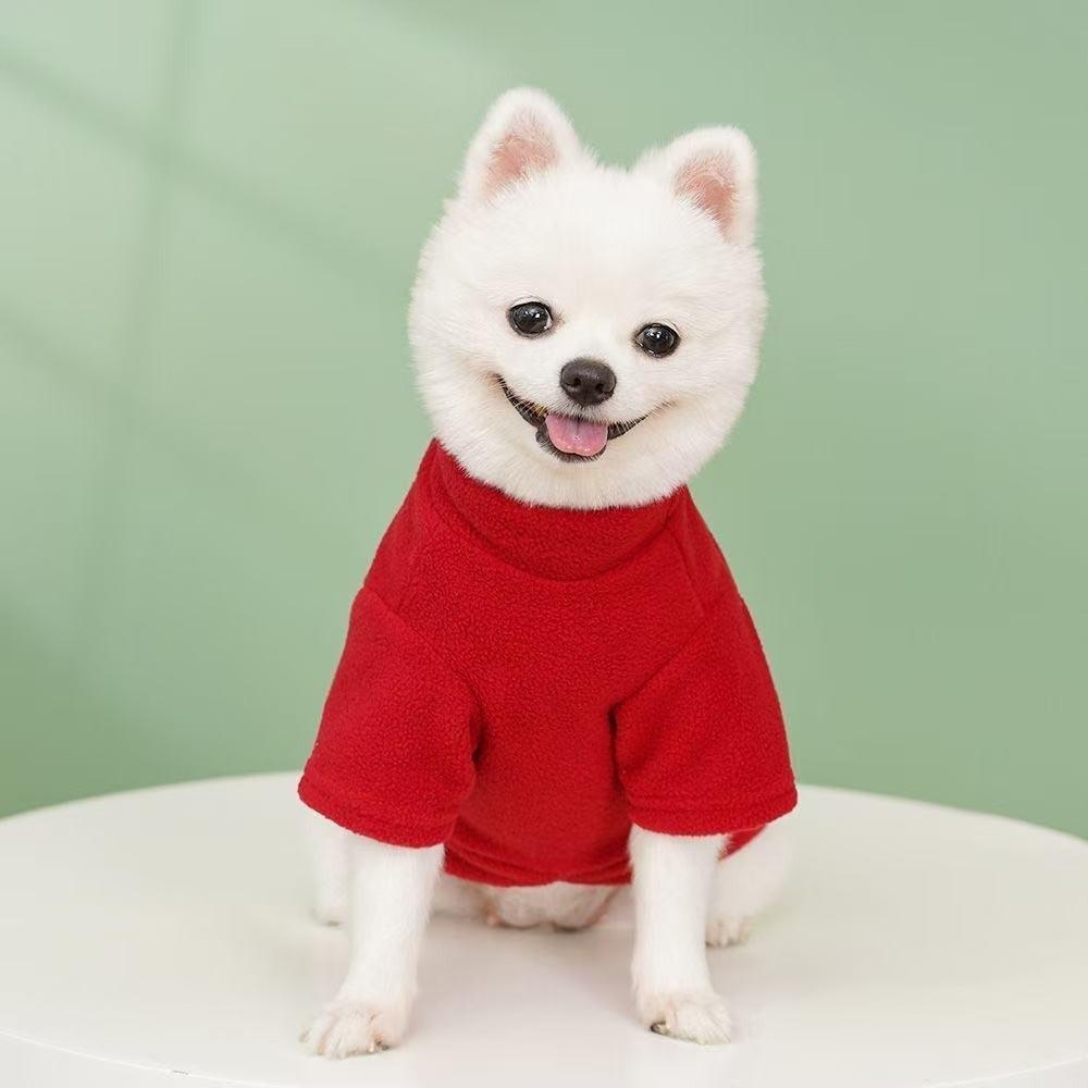 Fleece Small Dog Hoodies Warm Pet Pullovers New Puppy Sweatshirt for Cold Weather