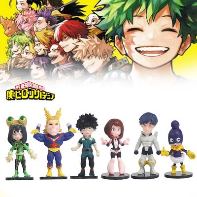 New Anime My Hero Academia Action Figures Midoriya Izuku Bakugou Katsuki Todoroki Shouto Ochaco Uraraka Kirishima Model Toy Poseable Articulated Scale