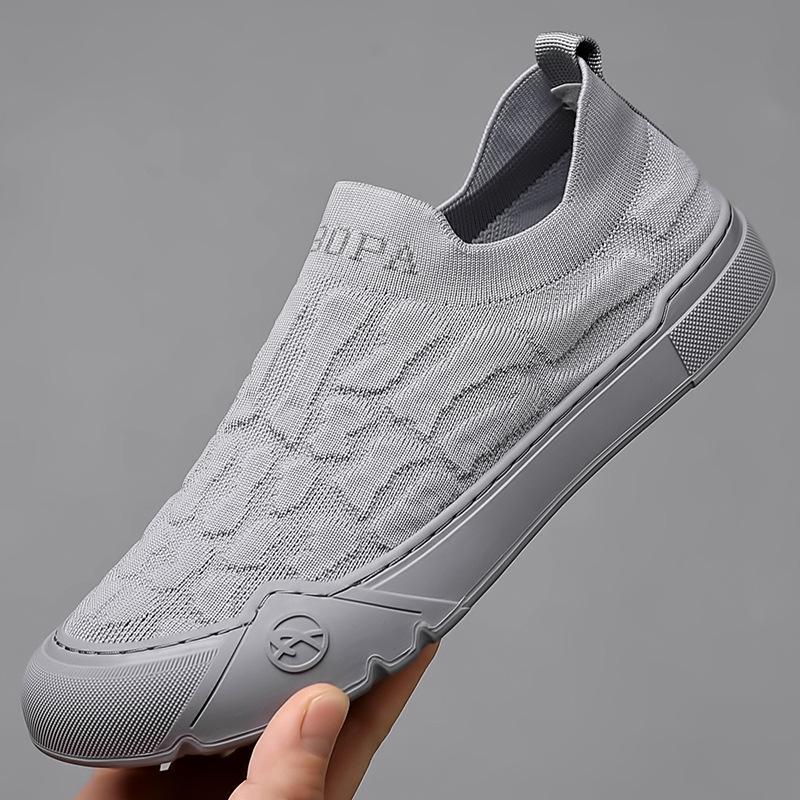 2024 Summer New Men's Fly-woven Mesh Breathable Men's Shoes Handmade Online Sports Style Casual Shoes Trendy Shoes 906
