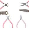Mini Jewellery Pliers Set 9 Pieces Jewellery Pliers Jewelry Hand Tool for DIY Beading Crafts Necklace Bracelets Making