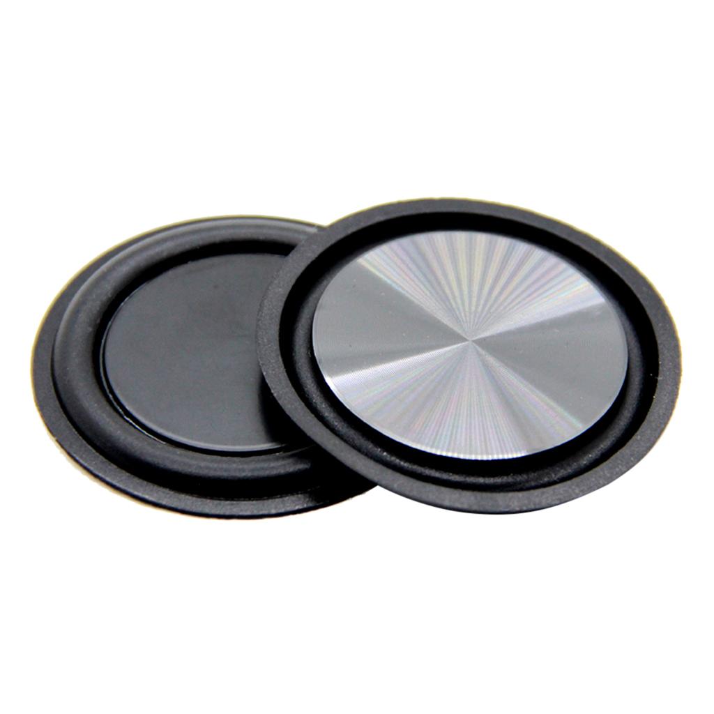 2Pieces Bass Speaker Loudspeaker Vibrating Passive Radiator Speaker Passive Radiator Repair Accessories DIY Home Theater