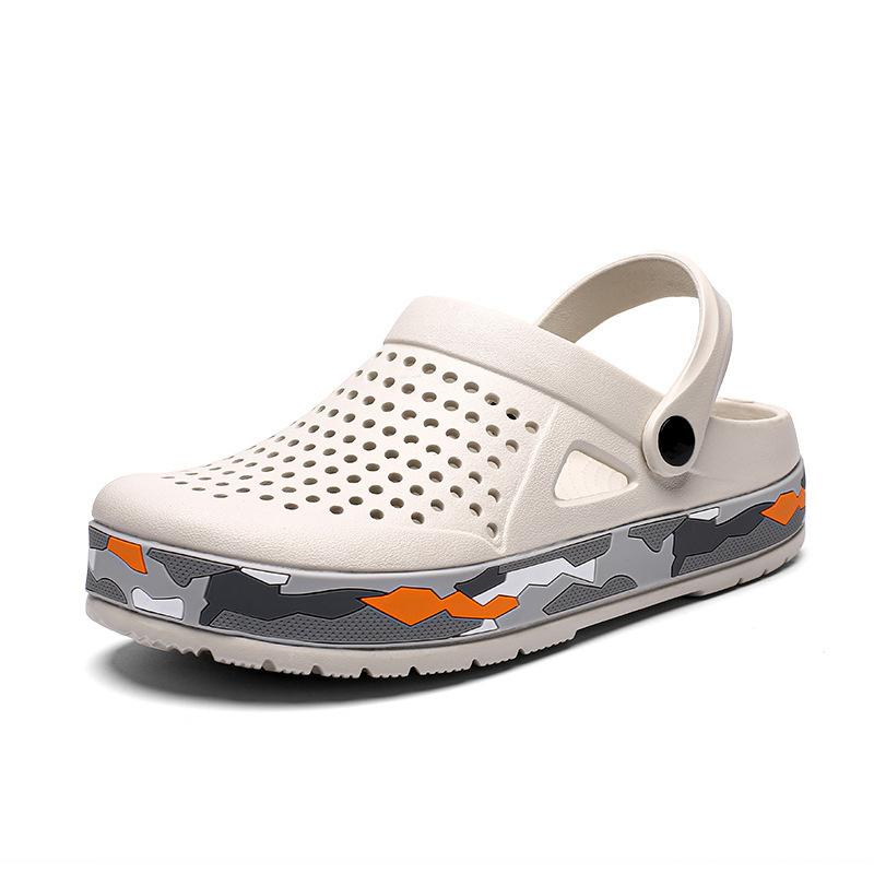 0916 Summer Beach Shoes Foreign Trade Men's Hole Shoes Fashion Trend Two Wear Men's Sandals Camouflage Shoes