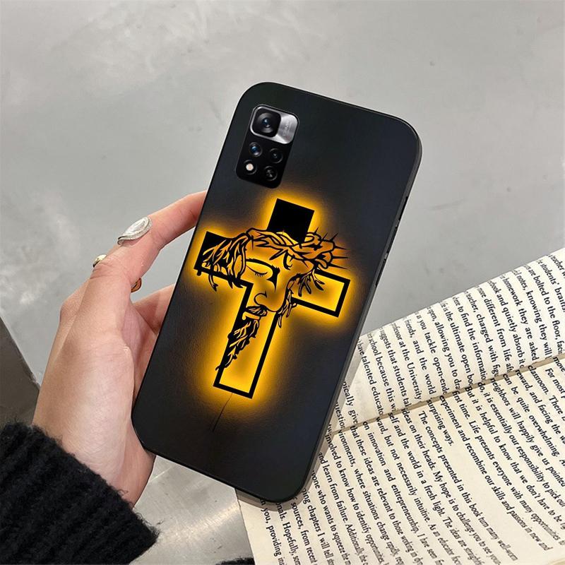 Jesus Christus Telefon Fall Für Xiaomi Redmi hinweis 13 12 Pro 11S 11 10 Pro 10S 12S Redmi 10 9C 13C