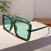 New In Fashion Brand Sunglasses Women Oversize Decor Pink Sun Glasses Candy Color Ladies Shades for Beach Hiking