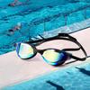 Premium Silicone Swim Goggles with Adjustable Nose Bridge