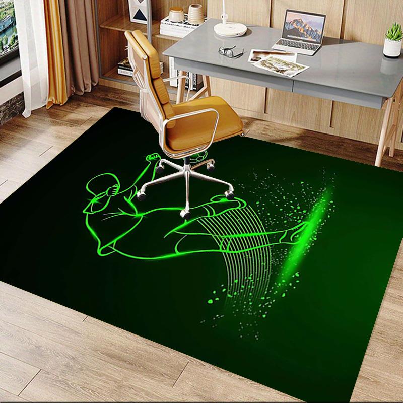 1PC soccer player Extra Large Non Slip Floor carpet, Office, family, bedroom, Studio Large Area Rug Indoor Rugs, , Vibrant Colors