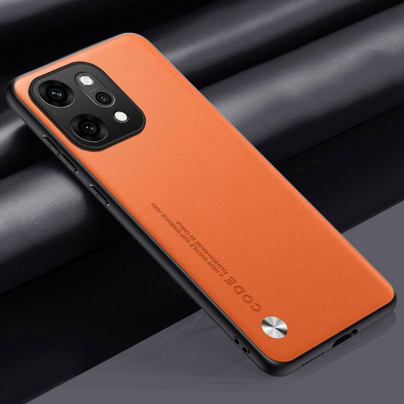 Luxury PU Leather Case For OPPO Reno 14 Pro 5G Back Cover Matte Silicone Full Protection Phone Case For OPPO Reno14 Pro 14Pro
