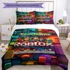 Roblox 32 Customize Your Name Bedding Set Breathable Duvet Cover with Pillowcases Home Decoration Birthday Gift