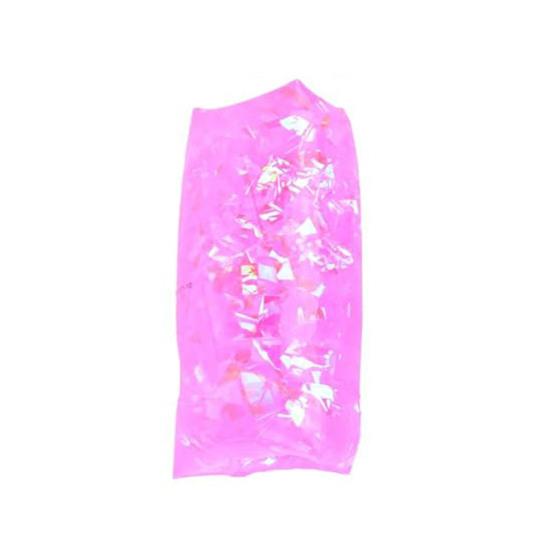 Stress Relief Slithery Strip Toy with Sequins Cannot Be Grasped Clear Bar Squeeze Toy Office Work Stress Decompression Toy Prank Prop Gag