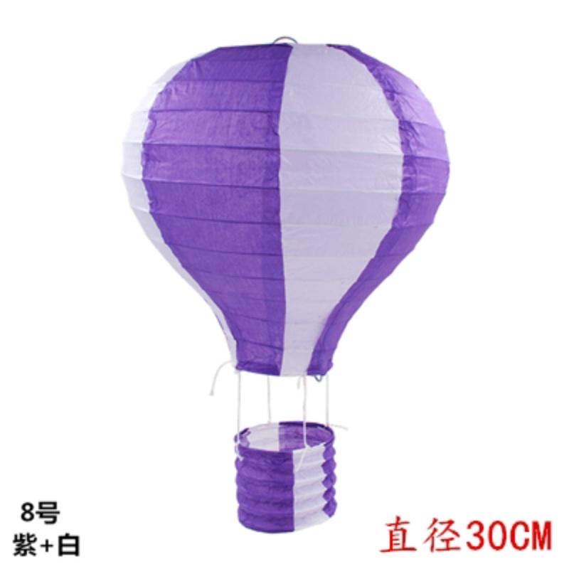 Commodity 1PC Santa Claus Elk Hot Air Balloon 12 Inch Paper Lantern Lampshade DIY Crafts Ceiling Hanging Xmas Decorations Party Supplies
