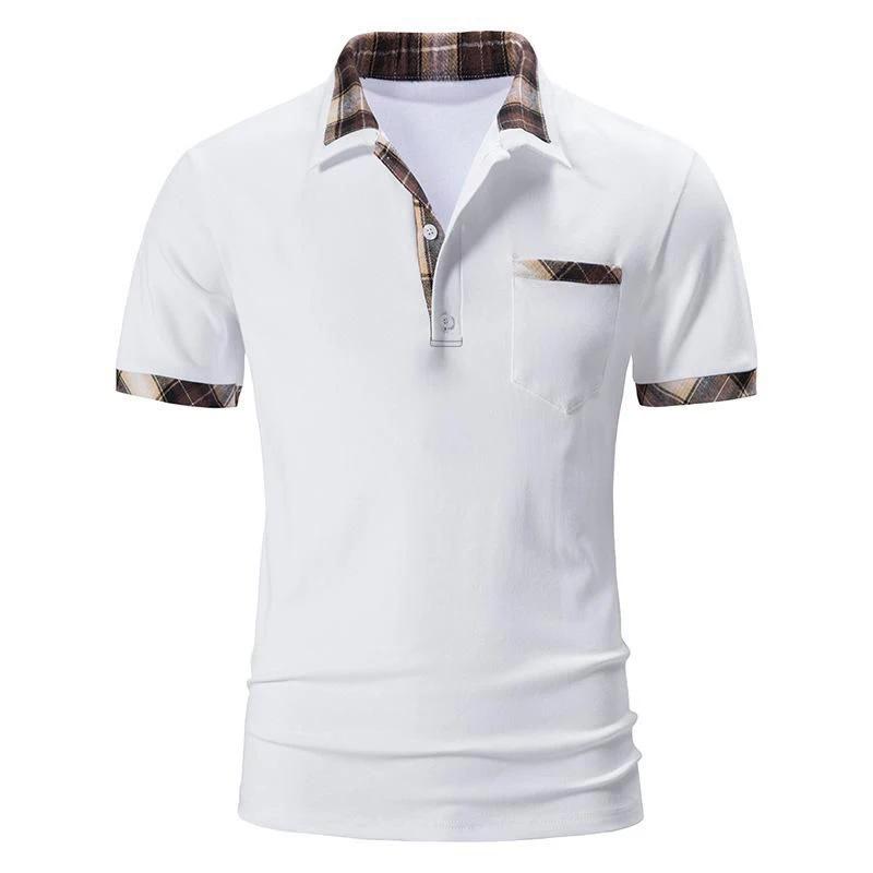 Polo à manches courtes pour homme 2025 Vêtements tendance Été