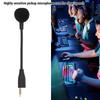 High-sensitivity Gaming Headset Mic Gooseneck Hose Microphone for MMX100 MMX150 Online Voice Chat