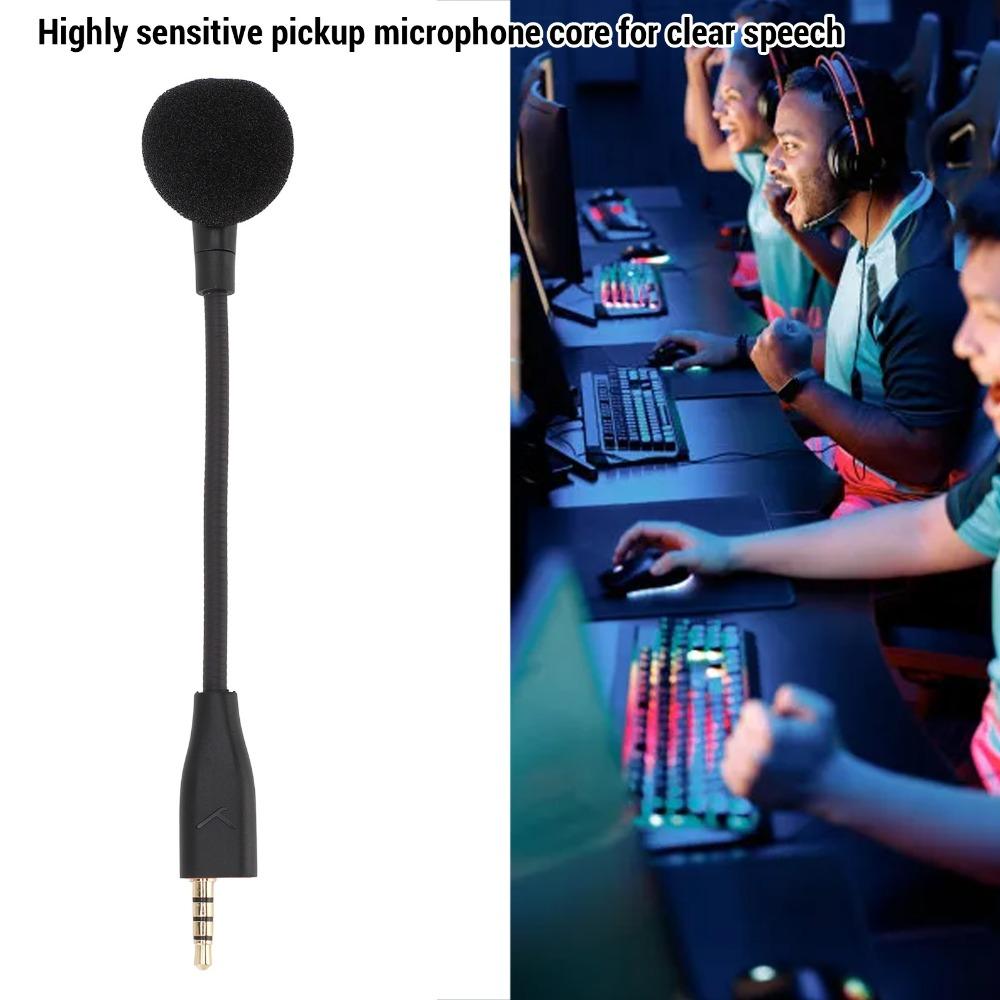 High-sensitivity Gaming Headset Mic Gooseneck Hose Microphone for MMX100 MMX150 Online Voice Chat