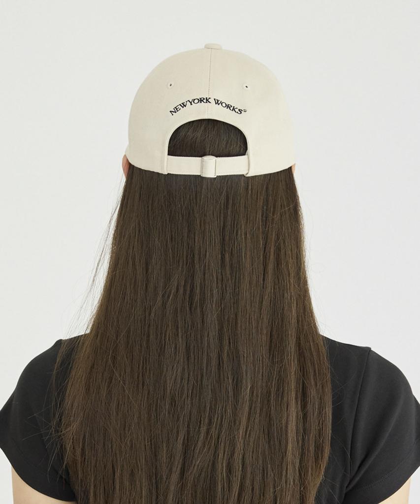 Nyuyogwogseu Mix Logo Ball Cap_ Beige