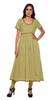 Indian Women Cotton Front Slit Kurtis Solid Bollywood Designer Kurti