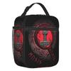 Viking Runes Thor Mjolnir Resuable Lunch Box Norse Valhalla Odin Cooler Thermal Food Insulated Lunch Bag School Children Student