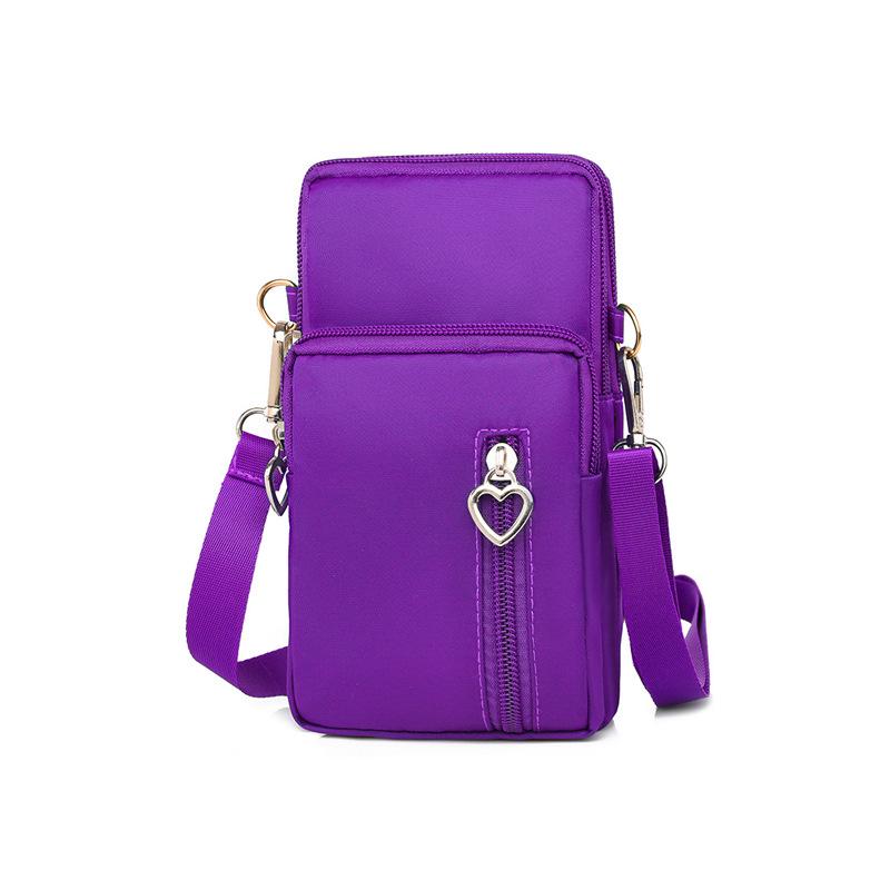 Korean Style Women's Crossbody Phone Bag - Mini Vertical Coin Purse Pouch
