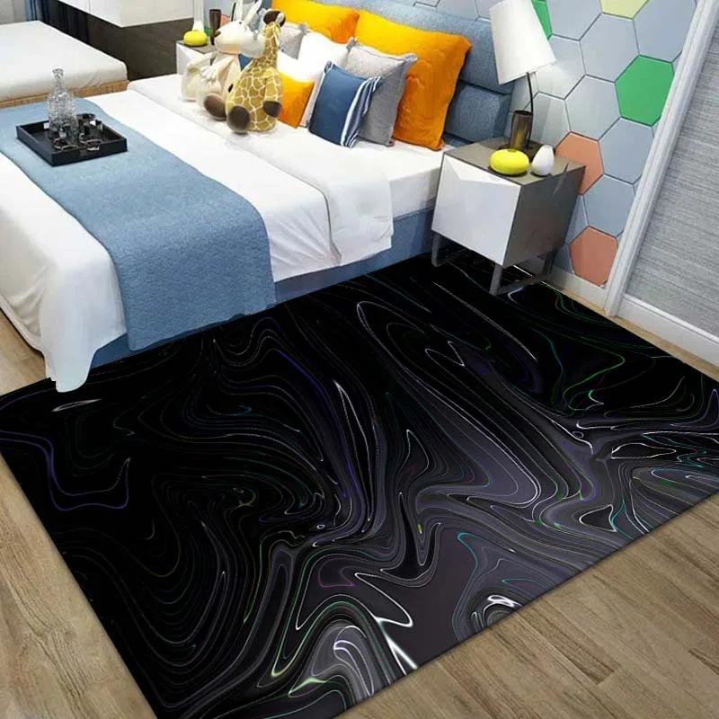 3D Streamline Pattern Carpet for Bedroom Area Rugs In The Living Room Home Decor Floor Mat Bedroom Carpet Decor DoorMat Play Mat