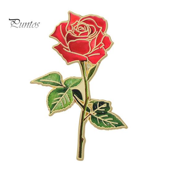 Decorative Clothing Pin Brooch Pin, Enamel Flower Design with Smooth Edges, Lapel Lightweight Zinc Alloy Badge for Jackets Scarves Bags Gift Non-snag