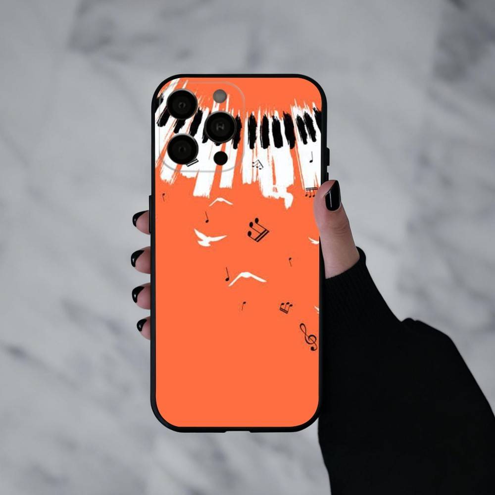 Keyboard Art Piano   Phone Case Silicone Soft For IPhone 17pro 16 15 14 13 12 11 X XR Plus Pro Max Plus