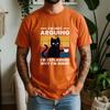 Summer 100% Cotton I'm Not Arguing Graphic Oversized Tee Grumpy Black Cat Fun Slogan Retro Them
