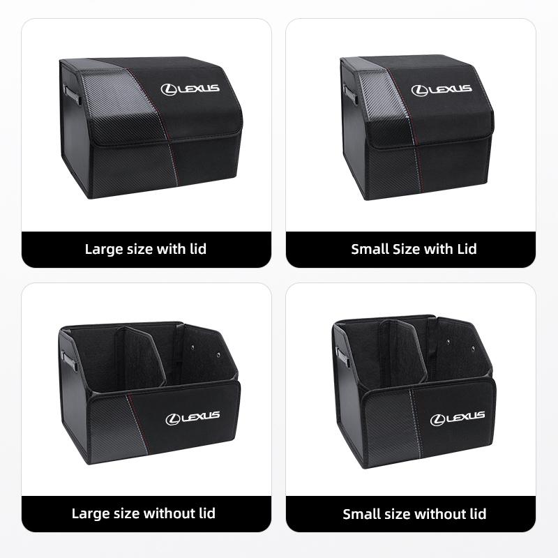 lexus Folding Car Trunk Organizer Box Storage Bag Tools Tidying For Lexus F SPORT ES RX NX LS UX LM LX GX LC RZ IS CT GS RC HS CD4