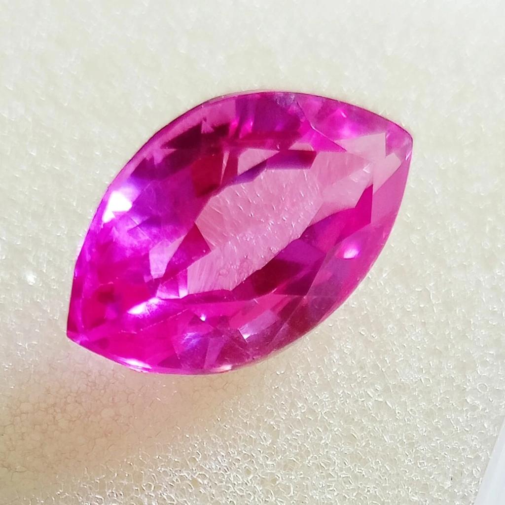 Amazing Pink Sapphire Natural 11-13 Ct Marquise Cut Stunning Certified Gemstone