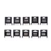 10pcs/lot RJ45 8P8C Computer Internet Network PCB Jack Socket Black,Gray