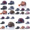 Vintage Embroidered Raw-brims Baseball Cap For Unisex