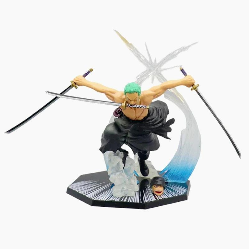 Figurine One Piece Luffy Roronoa Zoro Trois Lames Sa-maximum Manga Anime Statue PVC Action Collection Modèle Jouets