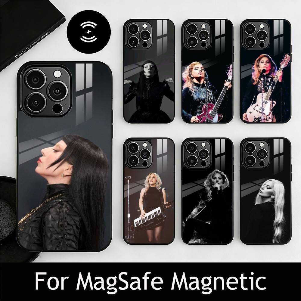 G-Gaga L-L Phone Case For iPhone17,16,15,14,13,12,11 Plus,Pro Magnetic with Magsafe Wireless Charging