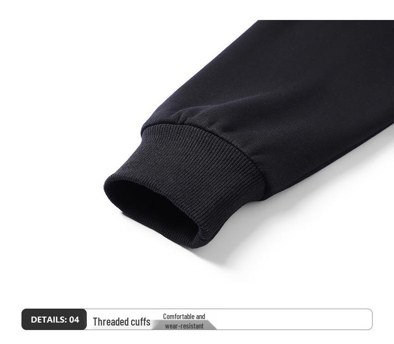 Unisex Fleece-Lined Casual Hoodie: Round Neck, Loose Fit, Plus Size, Long Sleeve, Ideal for Couples