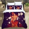 Attack On Titan Printed Polyester Bedding Set Soft Quilt Cover Pillowcase Comfortable Anime Design