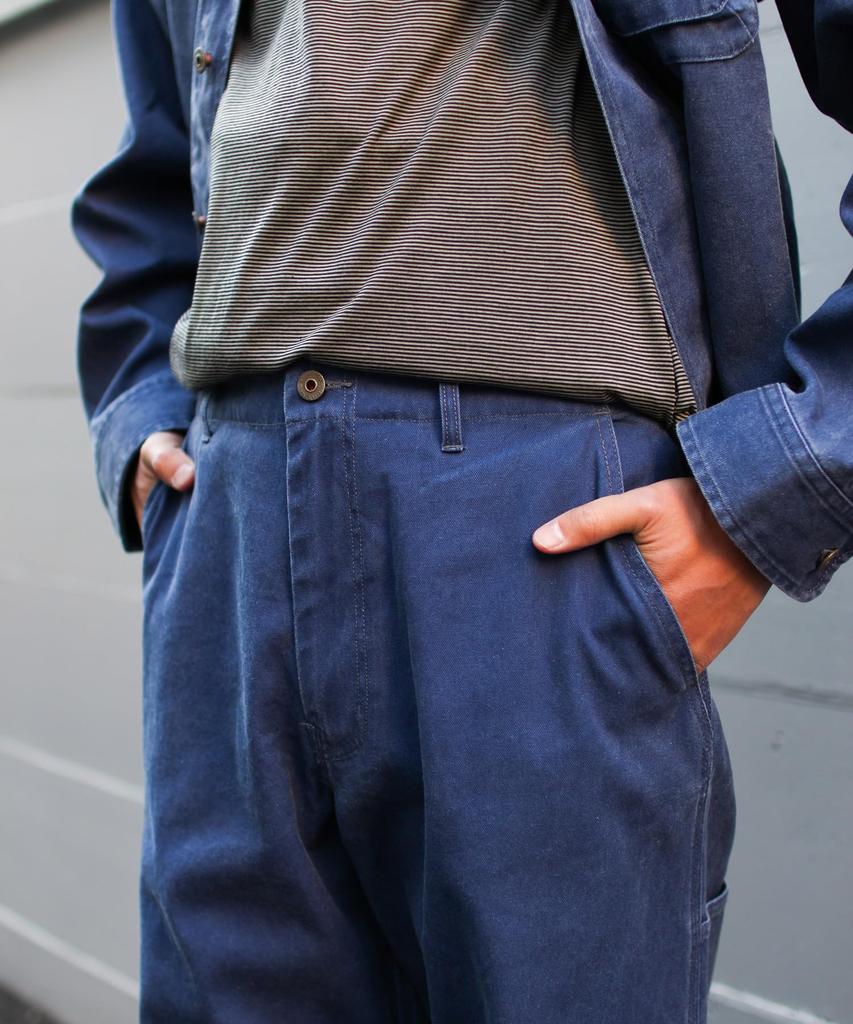 Sulfur Dyed Fade Pants Pants Long Pants BLUE M [Snow Peak] PT-26SU016 Men's Women's