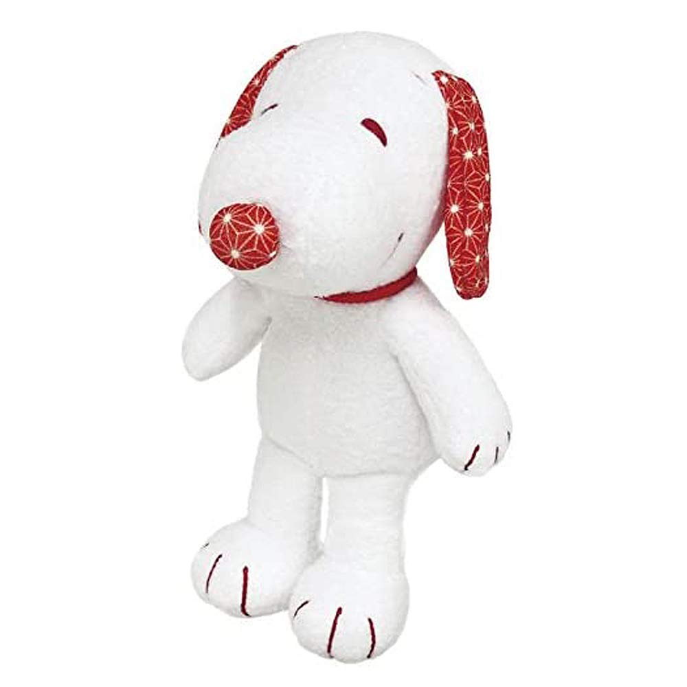 Yoshitoku Snoopy Traditionelles Muster Hanfblatt Plüschtier 182025