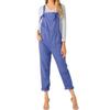 Salopetă Elegantă de Bumbac cu Nasturi pentru Femei Pantaloni Conici Trendy Casual În Mai Multe Culori