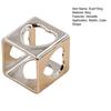 Cube Shape Scarf Ring Silk Scarf Holder Ring Fashion Cube Scarf Slide for Women Neckerchiefs Shirts Shawls
