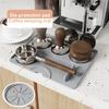 Espresso Tamping Mat Non-Slip Silicone Coffee Tamper Mat Espresso Tamp Station Pad Barista Tool for Countertop Kitchen Bar