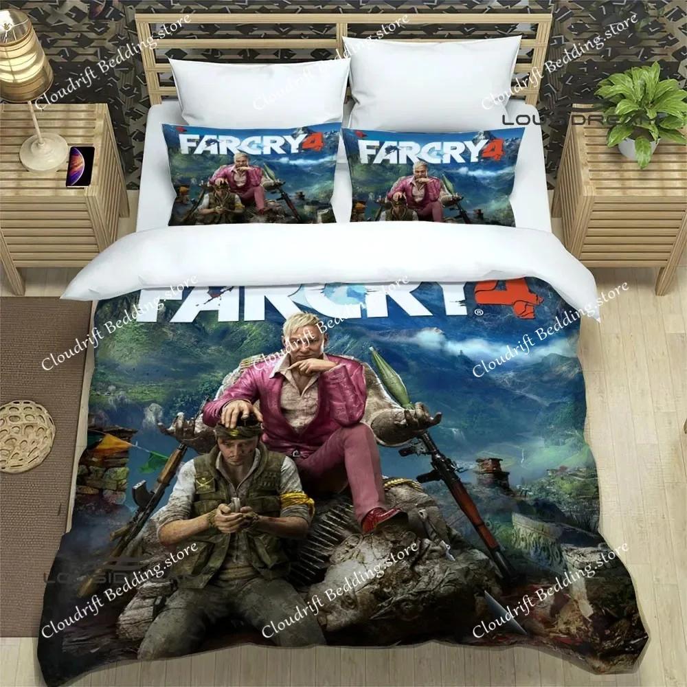 3D-Spiel Farcry bedruckte Cartoon-Bettwäsche-Sets exquisites Bettwaren-Set Bettbezug Bettdecke Set Luxus Geburtstagsgeschenk026