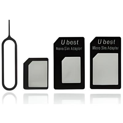 4-in-1 Adapter Nano Sim Card, Sim Card