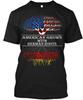 American Grown With German Roots - T-Shirt Made In the USA Size S To 5XL