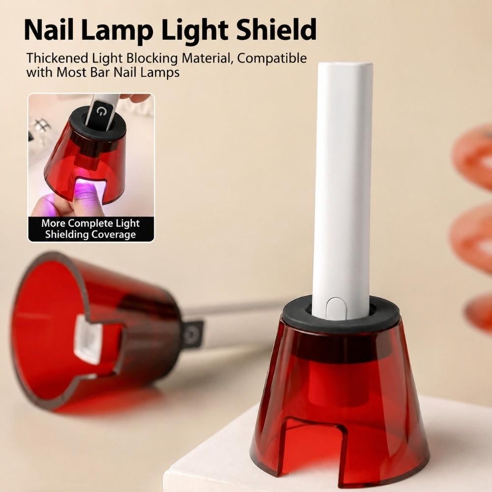 Thickened Phototherapy Gel Lamp Cover Universal Nail Red Light Guard Manicure Tool