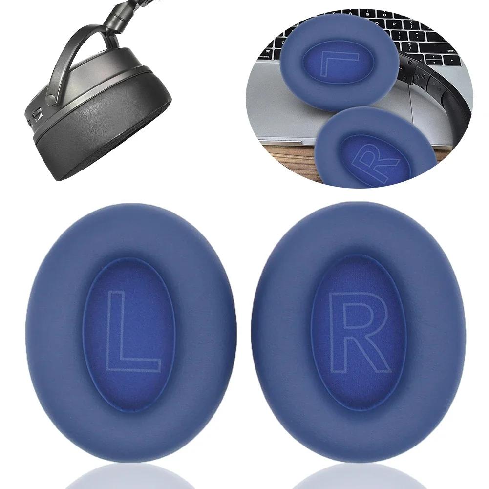 Vervangende Koptelefoon Oorkussentjes Zacht Geheugenschuim Oorpads Oorbeschermers Proteïne Leer voor Anker Soundcore Life Q20 Koptelefoons