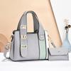 Color-blocking Mother and Child Bag High Level Look Quality Multi-layer Handbag Fashionable and Versatile Single-shoulder Bag