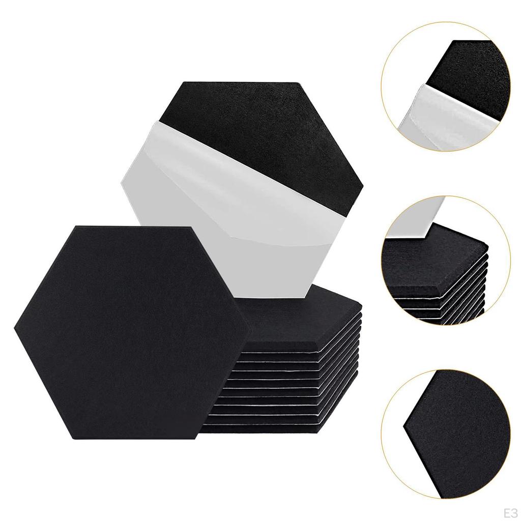 12 stück Akustische Panels Sound Absorbieren Fliesen Selbst Sticky Wand für