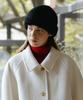 Tuddment Hairy Knit Beanie Black