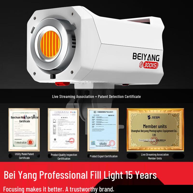 Beiyang 300W COB LED Video-Aufhelllicht