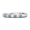 London Blue Topaz Eternity Stackable Ring - 925 Sterling Silver